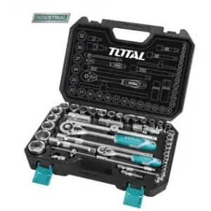 Trusa de chei tubulare 1/2+1/4 cu antrenor 44 piese (INDUSTRIAL) Ofertă limitată