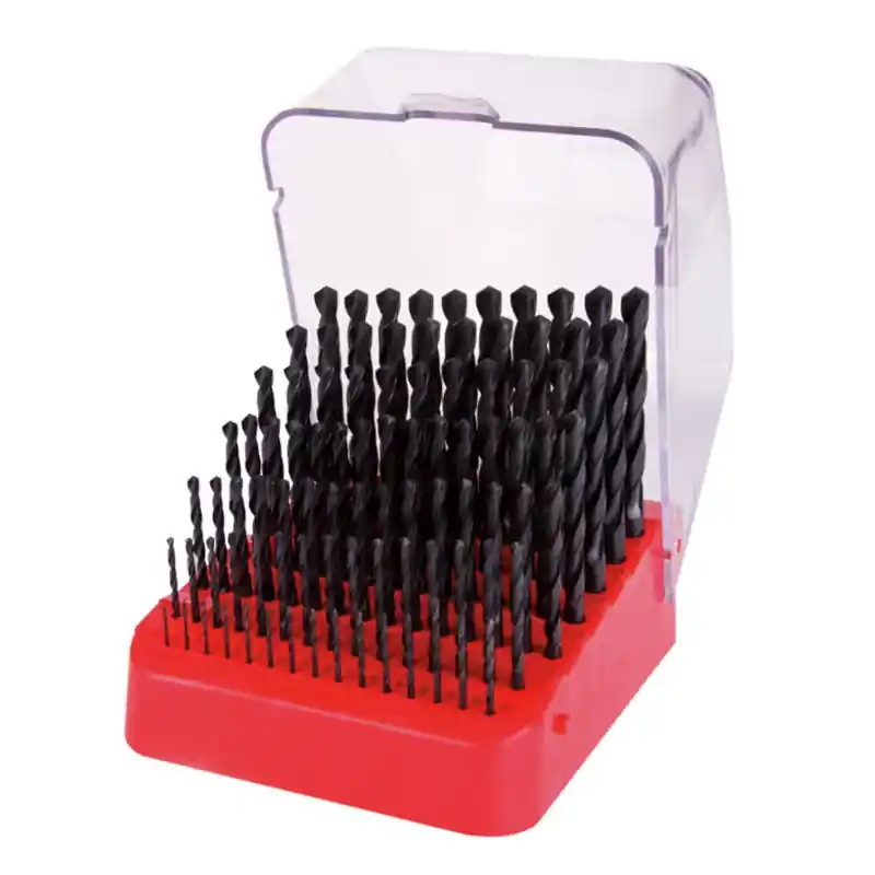 Doar azi Set de 91 burghie elicoidale, DIN 338, tip N, HSS-R, cutie din plastic, RUKO