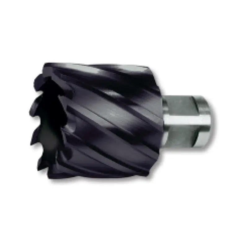 Calitate înaltă Burghie coroana HSS-TiAlN, rectificate, cBN, prindere Weldon 3-4, adancime de taiere 30.0 mm, RUKO