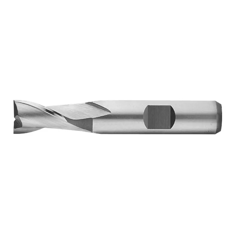 Freze HSS Co8, Tip N, DIN 327 D, scurte, prindere cilindrica conform DIN 1835 B, punct de centrare, 2 taisuri, FORMAT Bestseller