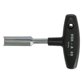 Livrare gratuită Cap cheie tubulara Haimer, maner T, HSK-63