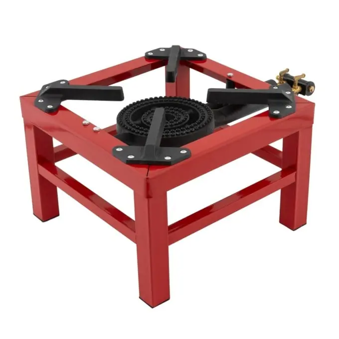 Arzator Pirostrie cu 2 inele PROPAN-BUTAN, R02 Gaz, 350x350mm, EurGas B4195 Cumpărături sigure