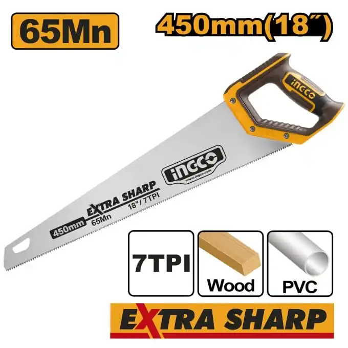 Fierastrau Manual cu Maner Plastic 45cm Super Select INGCO HHAS15450 Retur gratuit