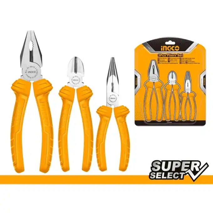 Set 3 Patenti Super Select INGCO HKPS08311 Discount