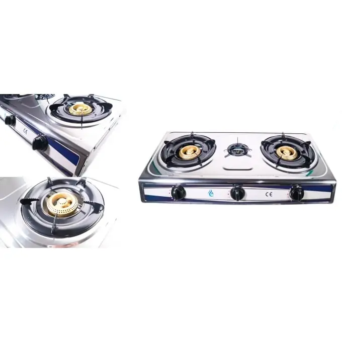 Cumpără acum Aragaz Exterior EurGas Inox 3 Q 2.6 kW INGCO B4627