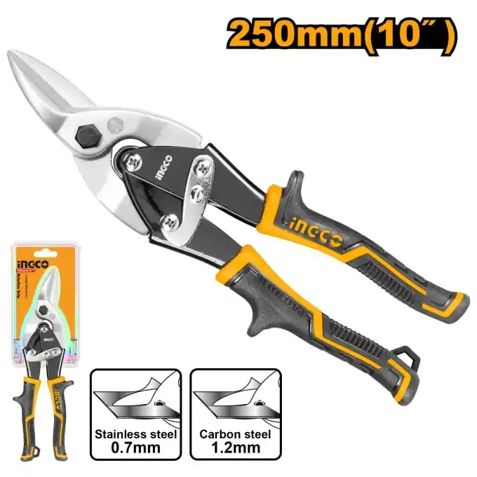 Promoție Foarfeca Tabla cu Sens Taiere Stanga 250 mm INGCO HTSN0110L