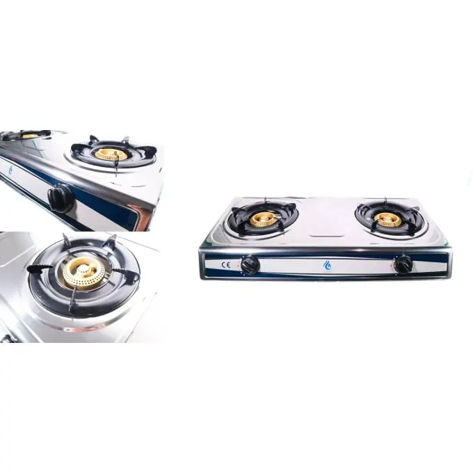 Aragaz Exterior EurGas Inox 2 Q 2 kW INGCO B4628 Ofertă