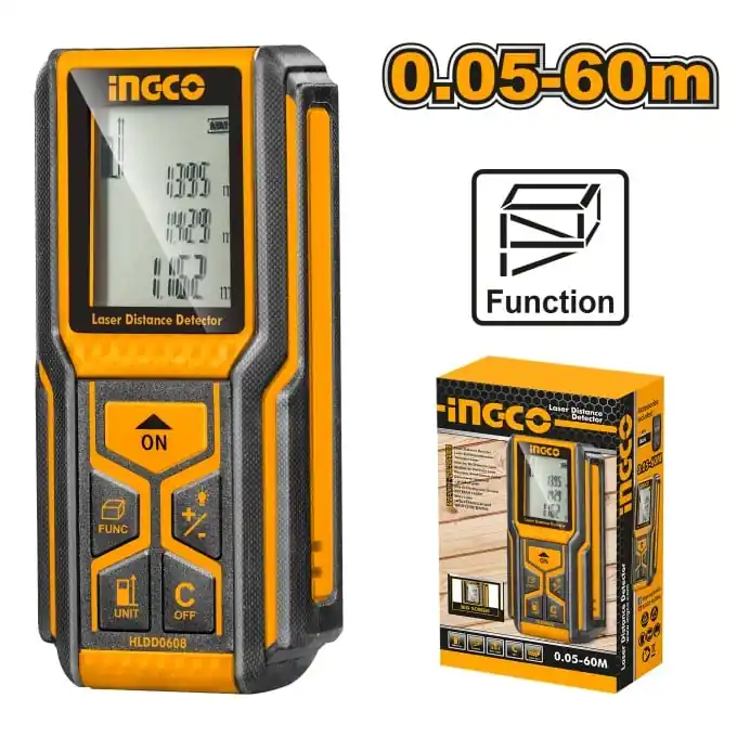 Aparat Masura Distanta cu Laser 60m telemetru Ingco HLDD0608 Calitate înaltă
