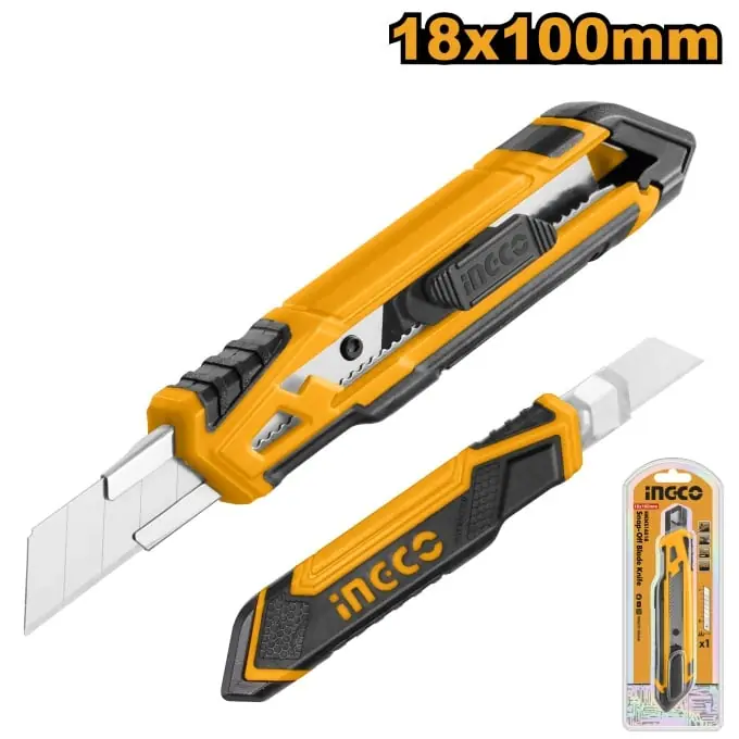 Cutter Plastic cu Maner Cauciuc INGCO HKNS16518 – Precizie si Confort pentru Utilizari Diverse Retur gratuit