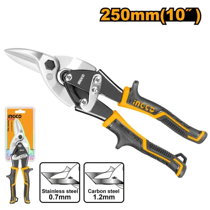 Foarfeca Tabla cu Sens de Taiere Dreapta INGCO HTSN0110R – 250mm Reducere de preț