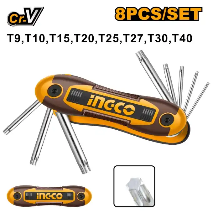 SET CHEI TORX T9-T40 MULTIFUNCTIONAL INGCO HHK14083 Cumpărături sigure