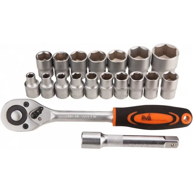 Set Chei Tubulare 8-32 mm Cu Antrenor clichet 1/2, 19 buc Etp Evotools 676280 Transport gratuit