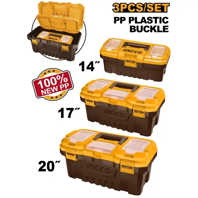 Ofertă specială Cutii Depozitare Scule Set 3 buc INGCO PBXK0301