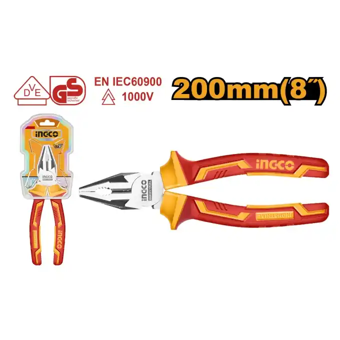 Plată securizată Patent Electricieni 7''/180mm 1000V INGCO HICP28188
