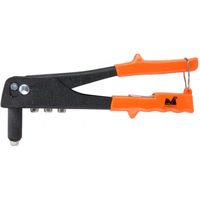 Cleste pentru nituri pop 240mm, cu duze interschimbabile, EvoTools 603018 Preț redus