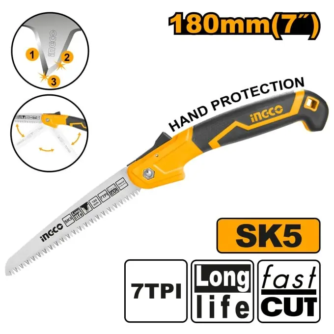 Fierastrau Pliabil 7"/180mm INGCO HFSW1808 Cumpărături sigure