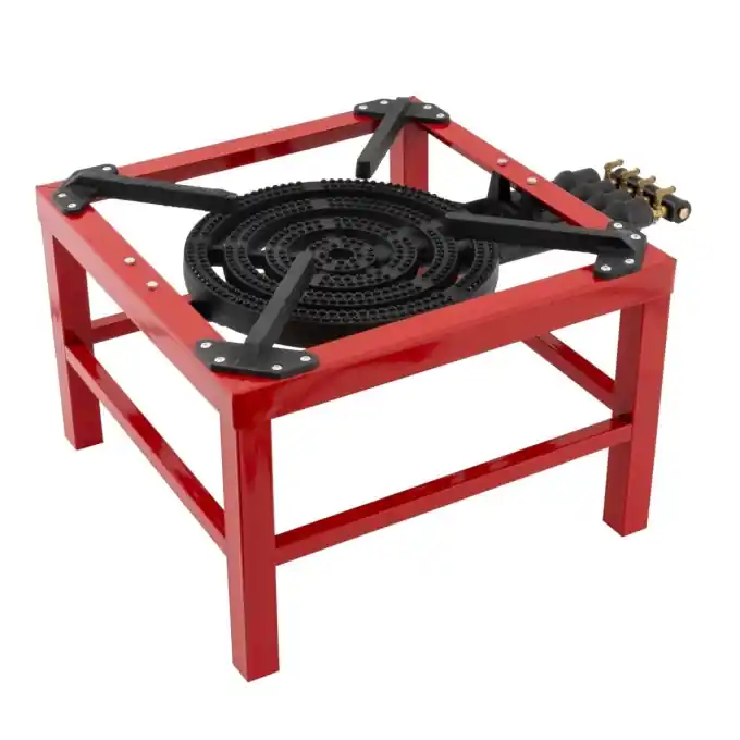 Arzator Pirostrie cu 4 inele PROPAN-BUTAN, R02 Gaz, 485x485mm, 21KW MX978 Premium