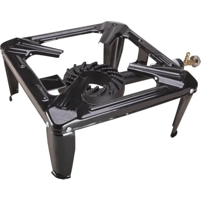 Arzator Gaz Pirostrie Patrat 4 kW, robinet alama, rezistenta 30kg, Evotools 681482 Reducere