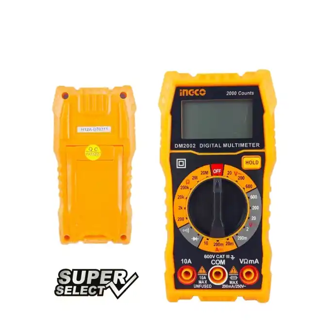 Aparat de masurat digital Multimetru 200 SuperSelect Ingco DM2002 Cumpărături sigure