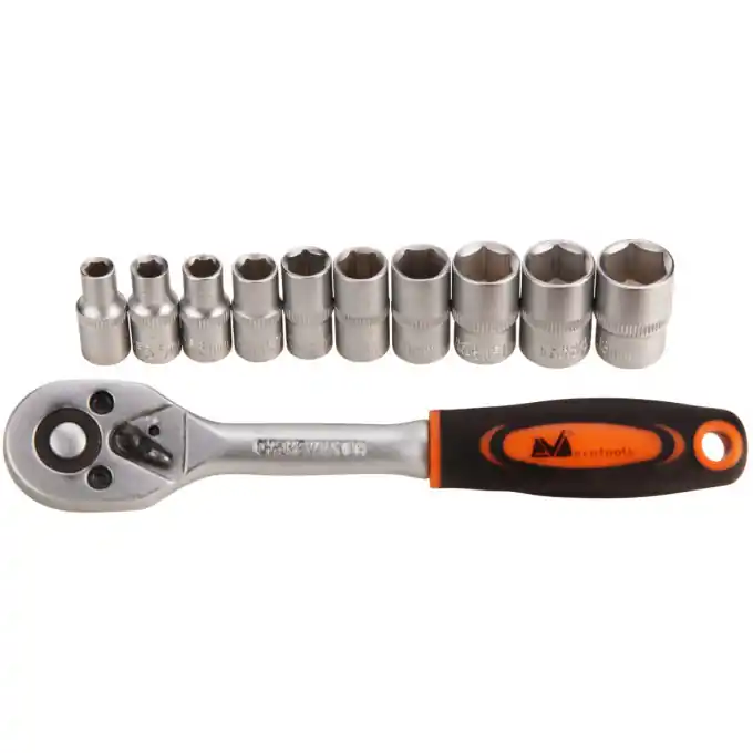 Expediere rapidă Chei Tubulare cu Antrenor 1/4 12 buc / 5-13 mm