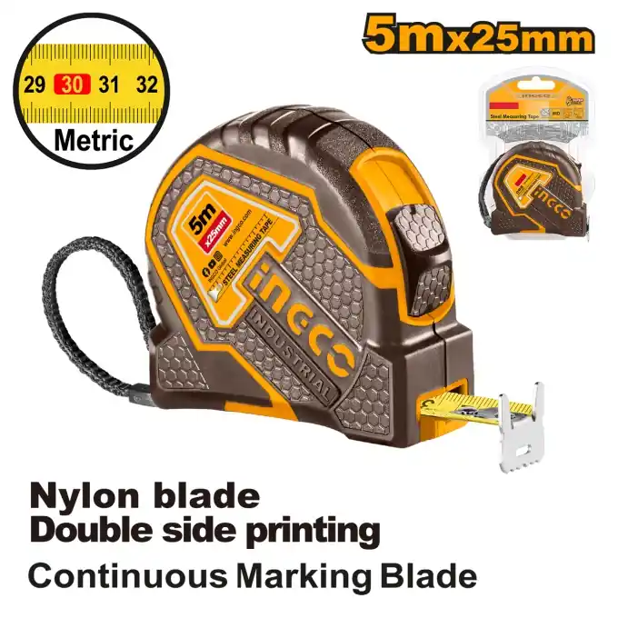 Ultima șansă Ruleta PROFESIONALA 8mx25mm INGCO HSMT8808.1