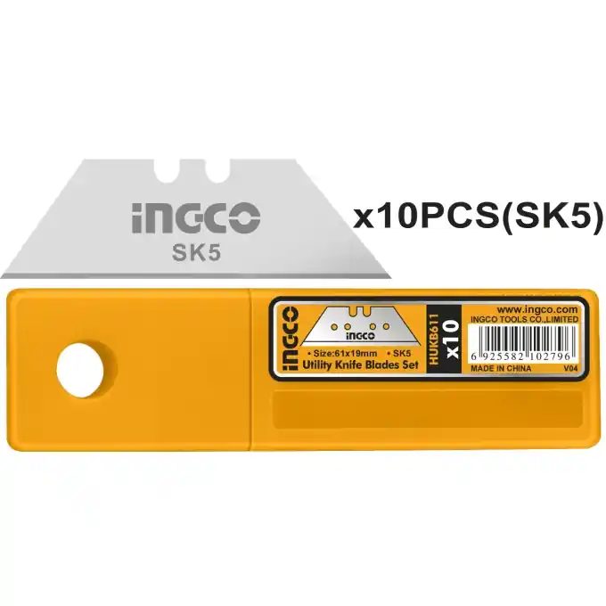 Premium Rezerve Cutter Mici 10pcs INGCO HUKB611 – Precizie si Durabilitate pentru Taieturi Profesionale