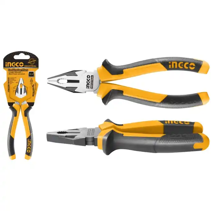 Patent Drept 7''/180mm INGCO HCP28188 – Otel Cr-V, Maner Antialunecare Premium