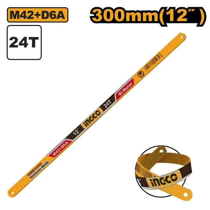 Preț promoțional Panza bomfaier metal 300 mm, 24 dinti, otel M42+D6A, INGCO HSBB12246