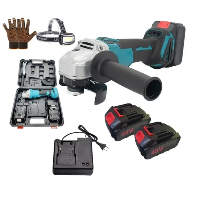 Flex Polizor unghiular 125mm cu 2 acumulatori 8AH x 48V, 10.000rpm, Protools Campion CMP1253 Livrare expres