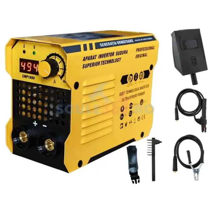 Preferatul clienților Aparat de sudura tip Invertor 494A, reglaj, afisaj digital, ventilat, 1.6-4mm, Next Generation - URAL MASH PROFESSIONAL CMP1694