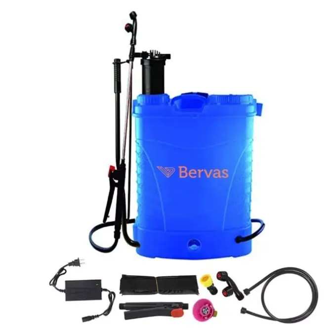 Pompa de Stropit cu Baterie 16L + Actionare Manuala vermorel electric cu acumulator 8AH , Bervas B7487 Ofertă exclusivă