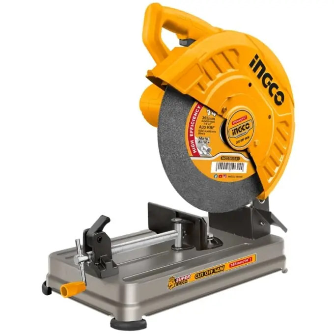 Masina de debitat metal 2200W, disc 355mm, 3700rpm, taiere 100x100mm, INGCO HPWR20018 Ultima șansă