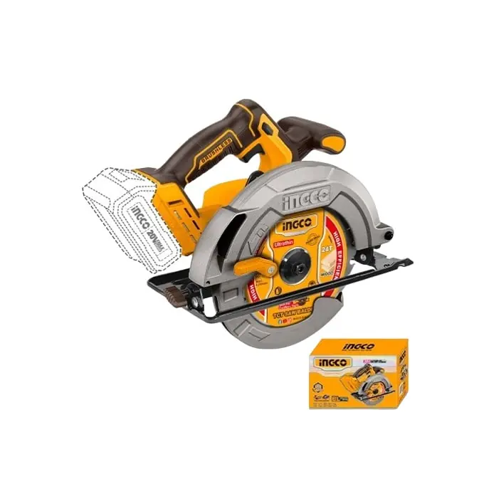 Fierastrau Circular 185mm, 4800rpm, brushless, 20V, fara acumulator Ingco CSLI1851 Promoție