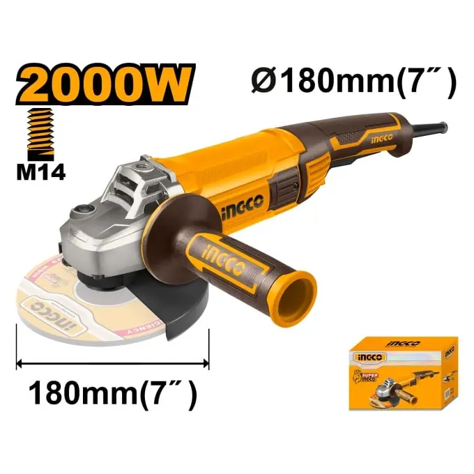 Flex Polizor Unghiular 2000W 180mm, Ingco AG200018 Preț promoțional