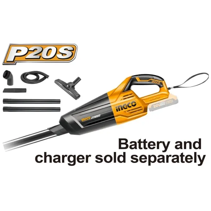 Aspirator de Mana 20V 0.7L - fara acumulator Ingco CVLI2001 Cumpără online