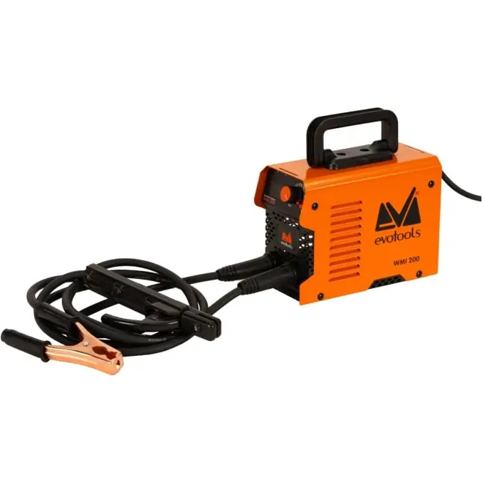 Aparat Invertor de Sudura cu Afisaj Digital WMI 200, anti-stick, ventilatie, 2.5-3.2mm, Evotools 683146 Ultima șansă