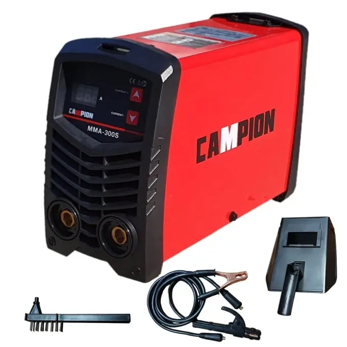 Aparat de sudura tip invertor 300A, MMA - mini 2.8kg, 1.5-5mm, clasa IP21S, Campion mma300s Lichidare de stoc