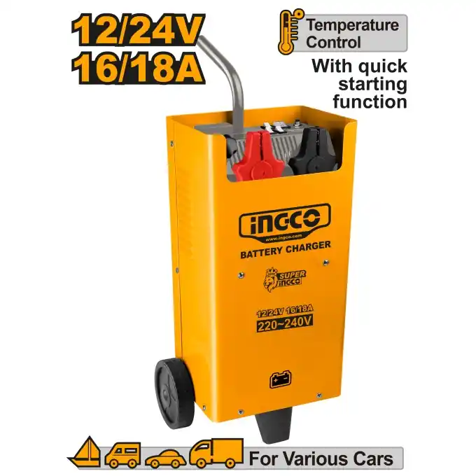 Ofertă specială Redresor robot pornire auto 12/24V -20A Ingco ING-CD2201