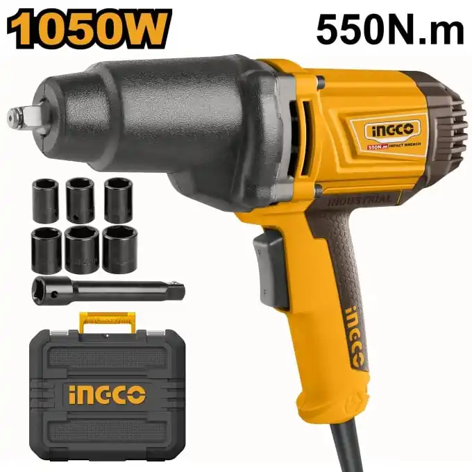 Promoție Pistol cu impact electric 1050W 1/2 520nm + Tubulare Ingco IW10508
