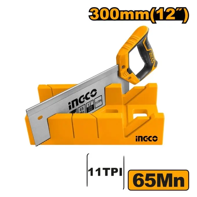 Fierastrau Manual 30cm cu Suport pentru Taiere in Unghi INGCO HMBSK30082 Ultima șansă