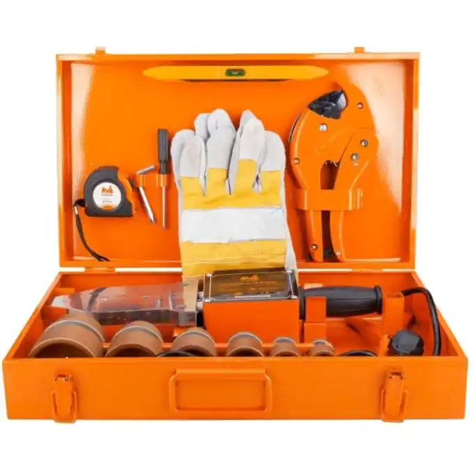 Trusa sudura plita PPR 2400W cu 6 bacuri pentru lipit tevi, Craft-Tec MX561 Livrare gratuită