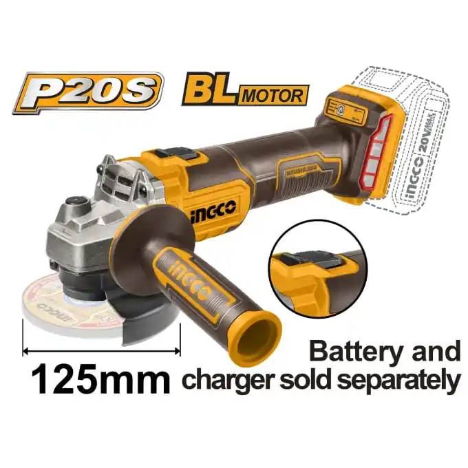 Flex Polizor unghiular 125mm motor Brushless fara acumulator Ingco CAGLI201258 Cumpără acum