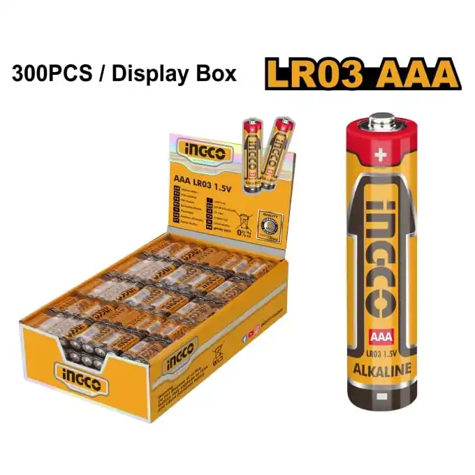 Ofertă limitată Baterie AAA INGCO HAB3A01 1.5V Alkaline – Putere Fiabila pentru Dispozitivele Tale