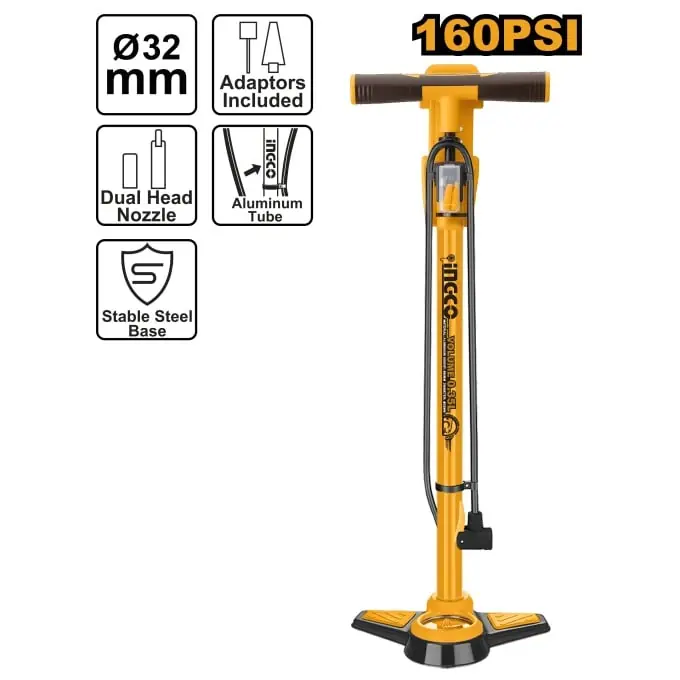 Nu rata Pompa Auto Manuala cu Manometru Frontal INGCO MPP3201