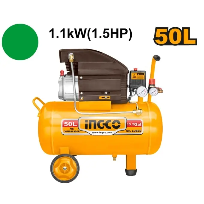 Compresor aer 1100w, 50L, 2850rpm, 8 bar, Ingco AC255081E Vezi acum
