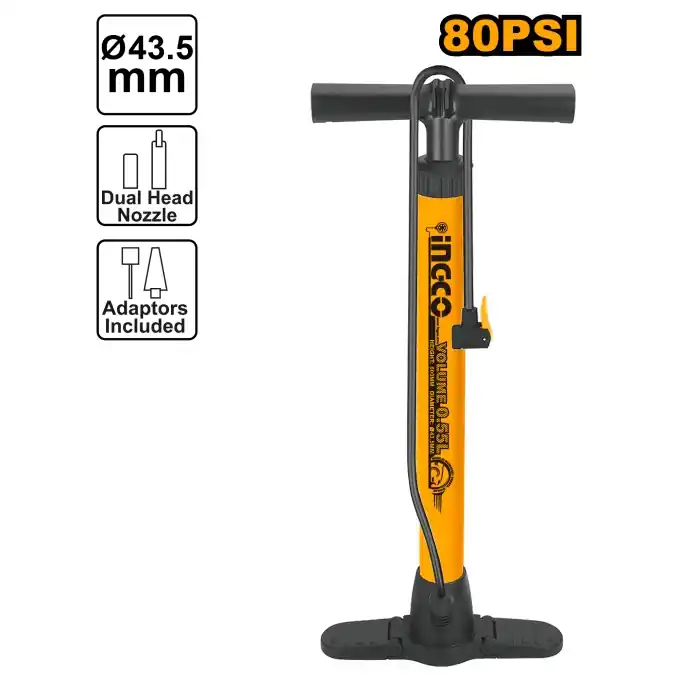 Super ofertă Pompa Auto Manuala INGCO MPP4501 – Universala, 80 PSI / 5.5 bar