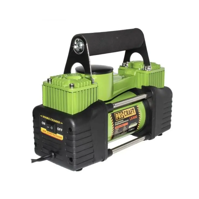 Premium Compresor auto, 25 A, 80 l/min, 25 atmosfere, 276W, Procraft LK400