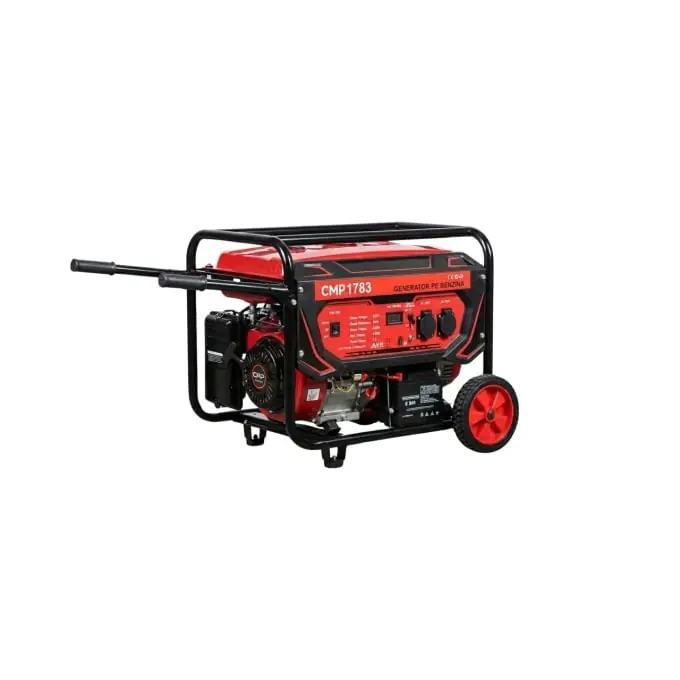 Cumpără acum *PORNIRE ELECTRICA* Generator de curent 4000W, rezervor 16l, roti de transport, Regulator Tensiune (AVR), Campion PROFESSIONAL CMP1783