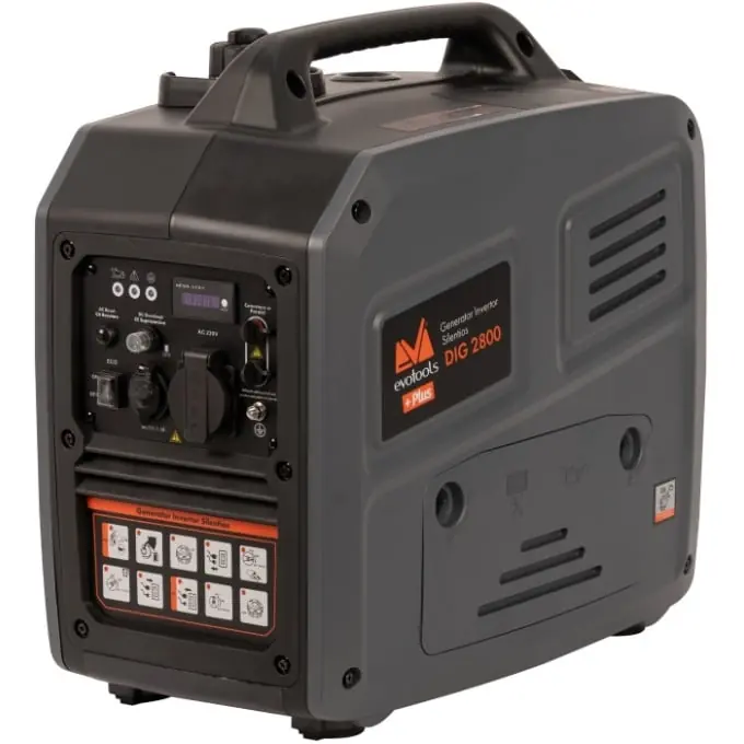 Premium Generator de curent 2800w Silentios invertor, 4 timpi 121cmc, Evotools Plus DIG 2800 / P[W]: 2800 683428