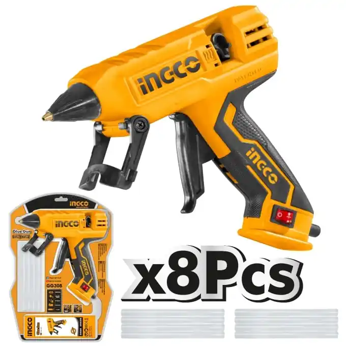 Pistol Lipit Silicon 220W INGCO GG308 – Precizie si Putere pentru Lucrari Creative si Reparatii Diverse Livrare gratuită